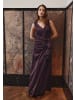 Vera Mont Abendkleid mit Volant in Dark Amethyst