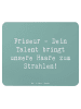 Mr. & Mrs. Panda Mauspad Spruch Friseur Talent mit Spruch in Meeresbrise