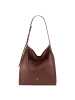 DuDu Up Schultertasche Leder 32 cm in chocolate lilac