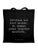 Mr. & Mrs. Panda Shopper Bag Spruch Ein schwieriges Gespräch füh... in Schwarz