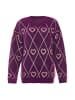ebeeza Damen Strickpullover in Lavendel