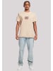 F4NT4STIC T-Shirt Partner In Crime Valentinstag Partner Design in sand