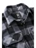 Brandit Fleece Jacket in black/grey