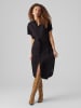 Vero Moda Hemdblusenkleid in Black