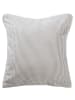 Erwin Müller Edel-Flanell Kuschelkissenbezug in silber-weiß