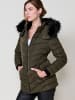 KOROSHI Wattierte Damenjacke mit Kapuze extraib in khaki