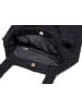 styleBREAKER Teddyfell Schultertasche in Schwarz