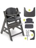 Hauck Hochstuhl Alpha Charcoal Selectline - im in braun,schwarz