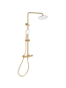 Beliani Wannenarmaturen CATAMARCA in Gold - (W) 23 x (H) 85 x (L) 38 cm