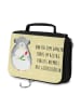 Mr. & Mrs. Panda badtasche Chinchilla Blume mit Spruch in Gelb Pastell