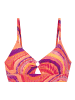 Bruno Banani Triangel-Bikini-Top in rot-pflaume