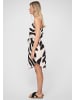 Cloud5ive Cloud5ive Dress with zebra print in beige/black