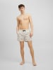 Jack & Jones Kurze Bermuda Badeshorts Hose Beach Design JJSWIM in Creme