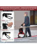 COSTWAY Rollator schmal für Wohnung in Rot