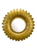 KADIMA DESIGN Wandspiegel Sonnenblume 60 cm Metall Design Hängespiegel , Eisen