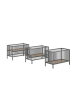 58 aufm Kessel BABYBETT Kara-lynn 124x84x65 aus Massivholz in Buche Anthrazit