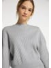 DreiMaster Maritim Strickpullover in Grau Melange