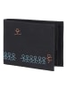 oxmox New Cryptan Geldbörse RFID Schutz 8.5 cm in schwarz-jumping-jack cyan