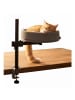 relaxdays Katzenbett in Grau/ Schwarz