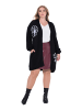 MIAMODA Strickjacke in schwarz