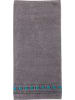 Erwin Müller Frottier Duschtuch Achern in grau/türkis