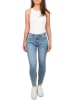 Reichstadt Damen Skinny Fit Jeans Stonewashed in Blue