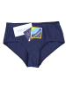 Aquarti Aquarti Damen Bikinihose mit Mittelhohem Bund in dunkelblau