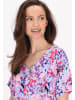 Usha Women Blouse in blue multicolor