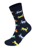 Happy Socks Socken Kitten Love in marineblau