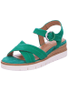 Tamaris Keilsandalette in grün