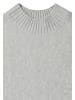 Cecil Strickpullover mit Turtle Neck und Dolmanärmeln in Light Grey Melange
