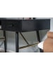 ebuy24 Schreibtisch GoldDesk Schwarz 110 x 60 cm