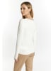 usha BLACK LABEL Damen Strickpullover in Wollweiss