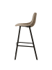 home24 home24 Barstuhl 2er-Set im Industrial-Stil in Beige / Grau