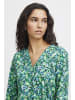 ICHI Kleid IHKATE Regular fit in Blue Green Multi Flower aop