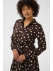 Kaffe Kleid KAoline Relaxed fit in Chocolate Brown W. Chalk Dot