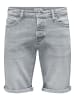 ONLY & SONS Shorts in Medium Grey Denim