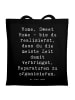 Mr. & Mrs. Panda Shopping Tasche Spruch Geborgenheit im Zuhause ... in Schwarz
