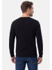 S. Oliver Pullover Basic in Weiß / schwarz