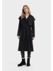 DreiMaster Damen Trenchcoat in Schwarz