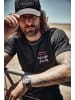JP1880 Kurzarm T-Shirt in schwarz