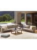 Beliani 3-tlg Sitzgruppe TIMOR in Braun/Grau/Beige