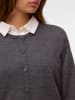 Vero Moda Strickjacke in Dark Grey Melange