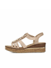 rieker Keilsandalen für Damen in creme