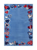 Wecon Home Teppich "Just Hearts" in Blau/Weiss/Rot