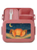 Mr. & Mrs. Panda MEPAL Bentobox Sternzeichen Krebs Design ohne S... in Rot Pastell