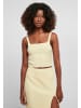 Urban Classics Urban Classics Damen Ladies Cropped Knit Top in softyellow