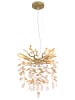Globo lighting Luster "QUEENA" in gold