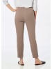 GOLDNER Kurzgröße:  7/8-Bengalinhose Stretchhose LOUISA mit Taschen in taupe