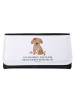 Mr. & Mrs. Panda Wallet Hund Dame mit Spruch in Weiß